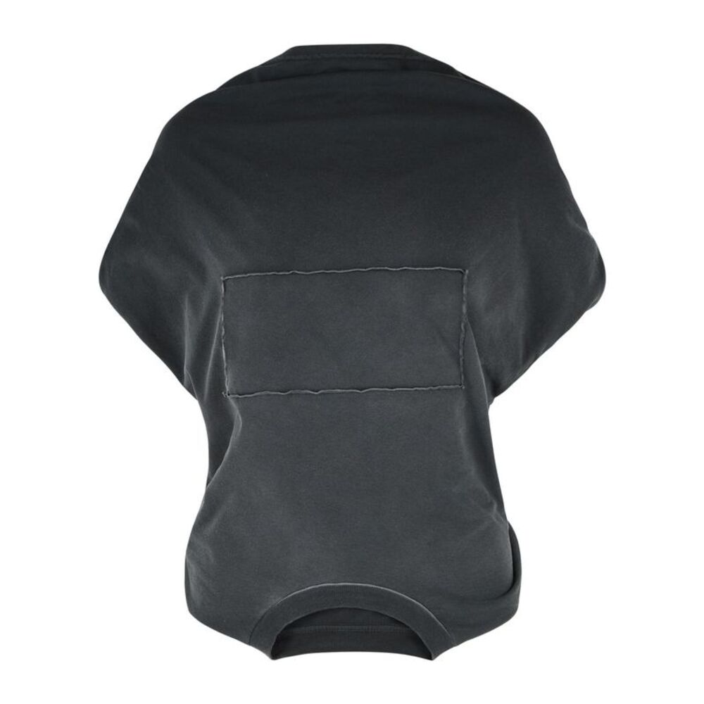 Maison Margiela 'Twisted' Dark Grey Cotton T-Shirt Women